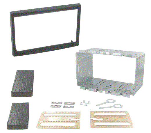 2-DIN kit for Peugeot 207 & 307 w/ rear sensor