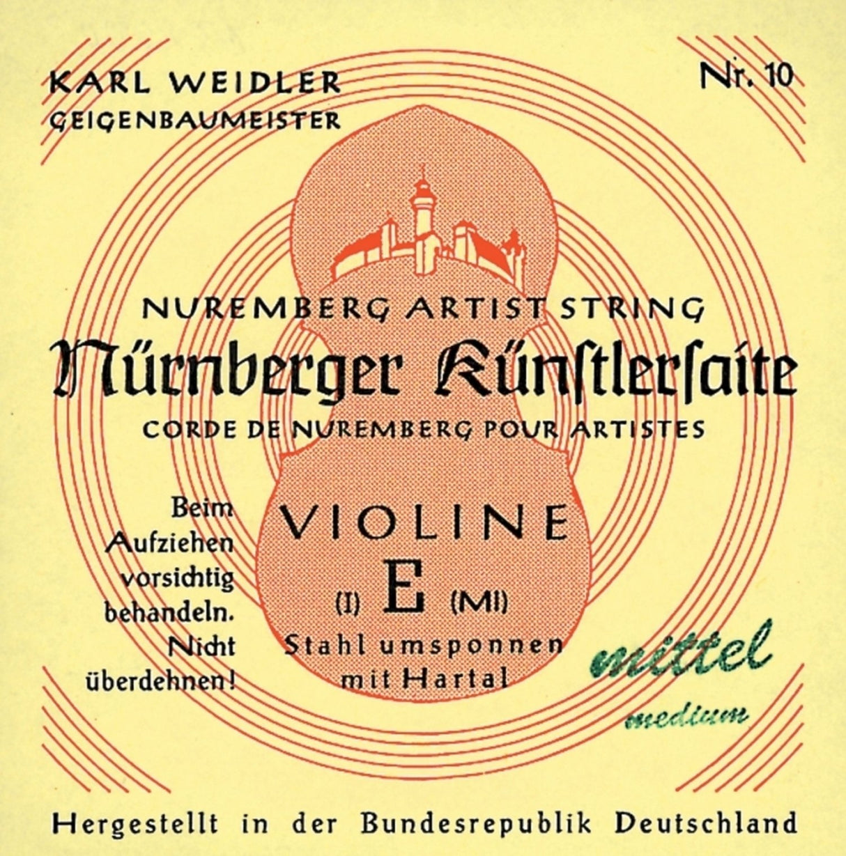 Nürnberger Violins strings Kuenstler strand core - 1/16 (16)