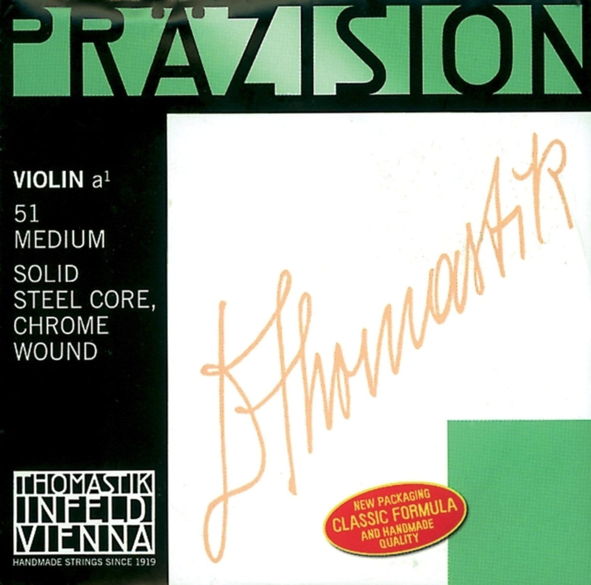 Thomastik-Infeld Violins strings Precision steel solid core - Medium (51)