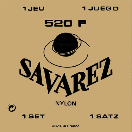 Savarez strings for classical guitar Traditional concert 520 - Normal-tension set H/B2 + G3 w (520P)