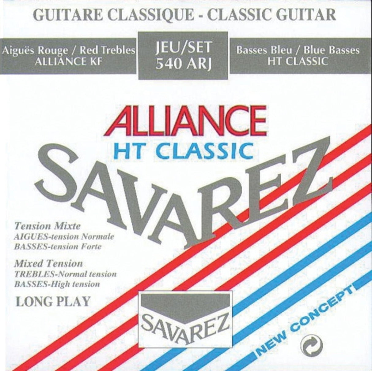 Savarez strings for classical guitars Alliance HT Classic 540 - Set (540ARJ)