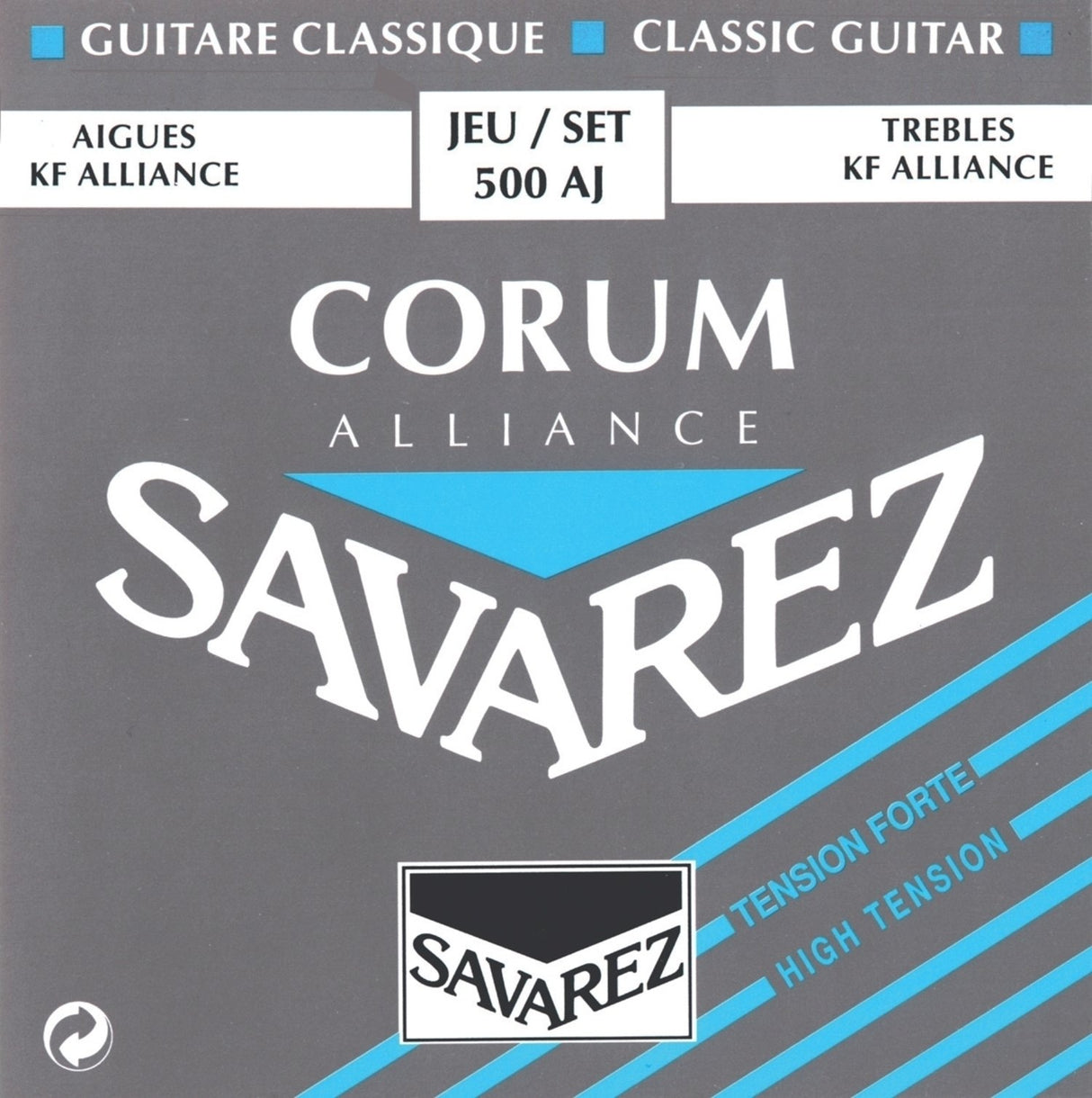 Savarez strings for classical guitars Alliance Corum - Set high (500AJ)
