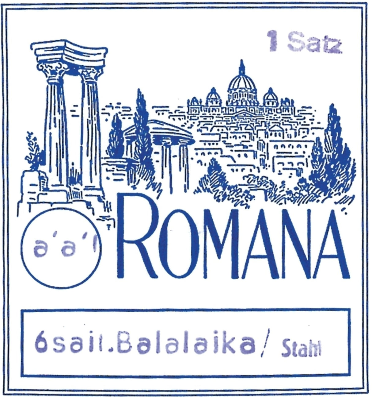 Romana Balalaika strings Prim - 3-string set