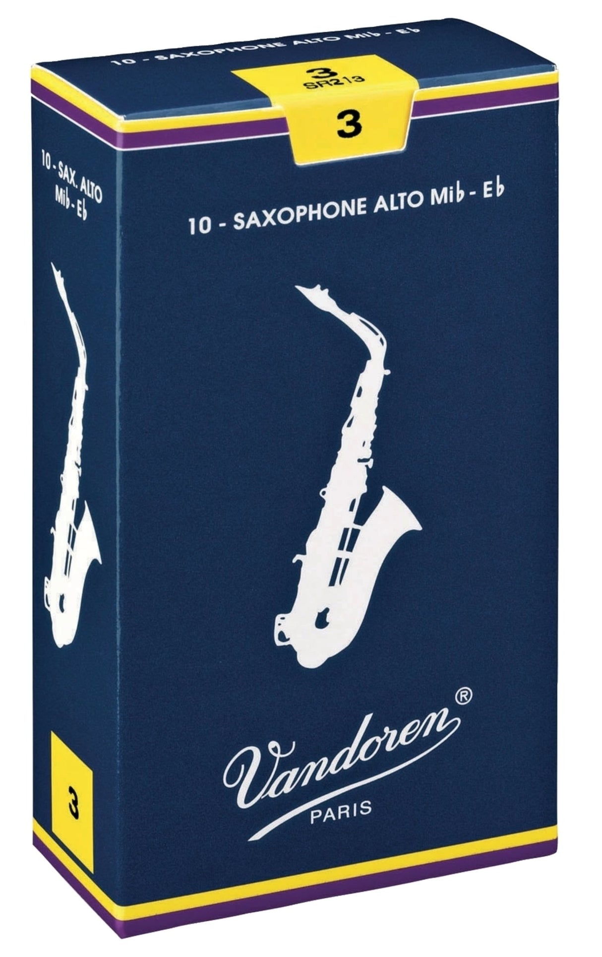 Vandoren Reeds Alto Saxophone Traditional - 3 1/2