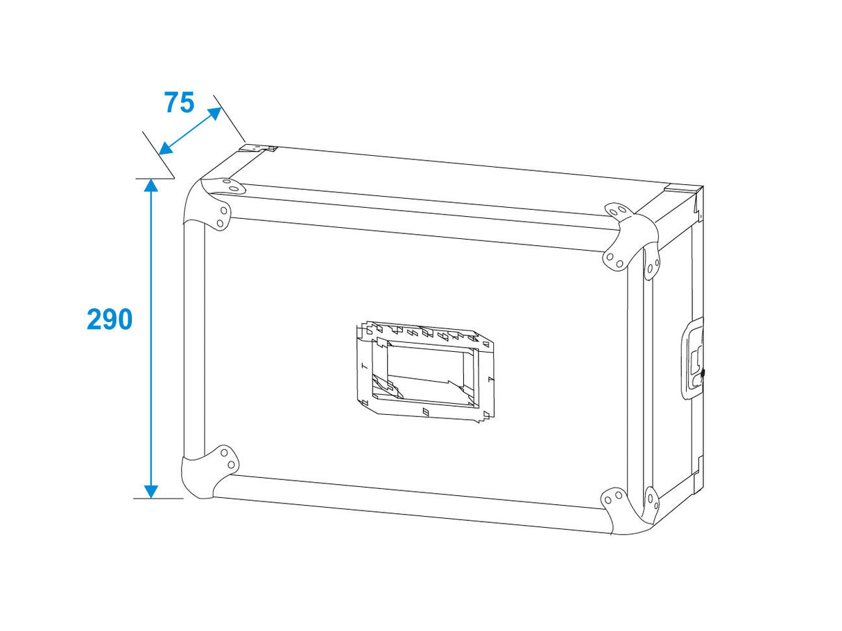 ROADINGER Rack PRO 6U 25cm