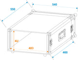ROADINGER Amplifier Rack PR-2, 4U, 47cm deep