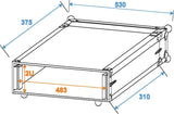 Flight case for wireless microphone systems