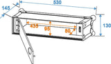 Flight case for wireless microphone systems