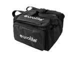EUROLITE Set 4x LED Silent Par 6 QCL Floor bk + Soft Bag