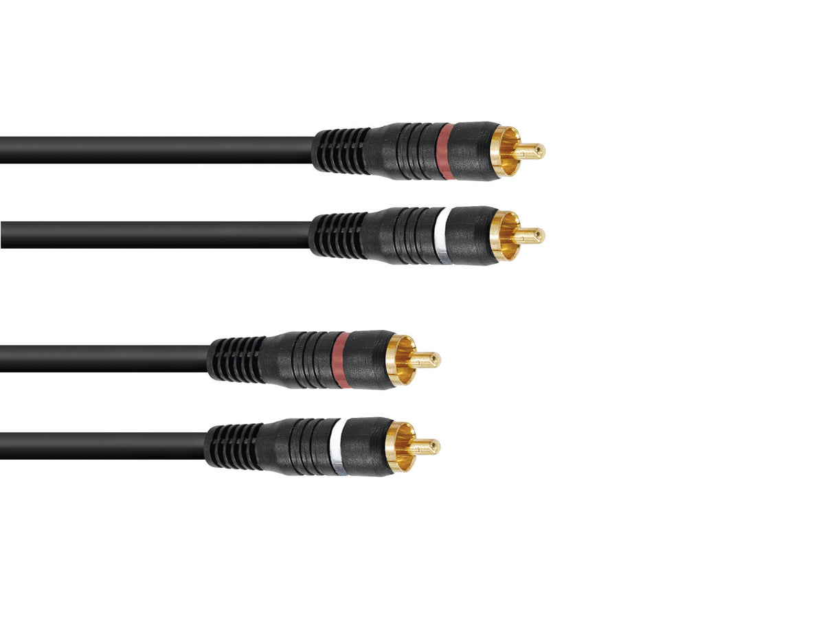 OMNITRONIC RCA Cable 2x2 15m