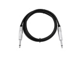 OMNITRONIC Jack Cable 6.3 mono 1m bk ROAD