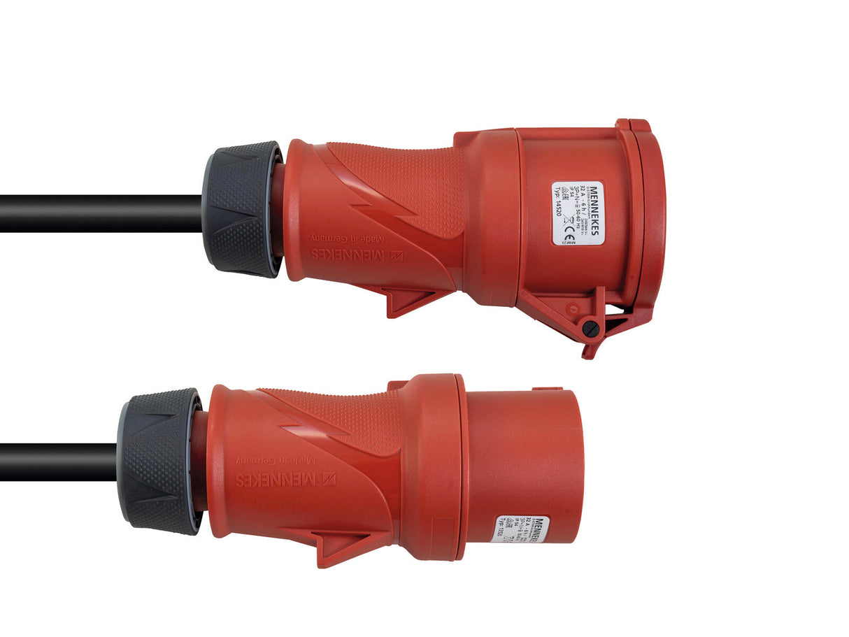 PSSO CEE Extension 32A 5x6 10m red