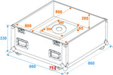 Flightcase til Diskokugle (75cm)