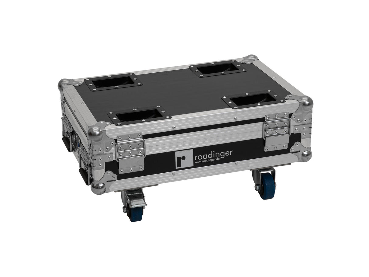 ROADINGER Flightcase 8x AKKU Mini IP UP-4 QCL Spot MK2 with charging function