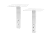 OMNITRONIC 2x Tower for BOOZ Event Stand white