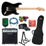 Fender Squier Sonic Stratocaster HSS Startpakke (Sort)