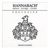 Hannabach Strings for classic guitars Exclusive Serie Medium Tension - Exclusiv Medium Tension Set (EXCLMT)