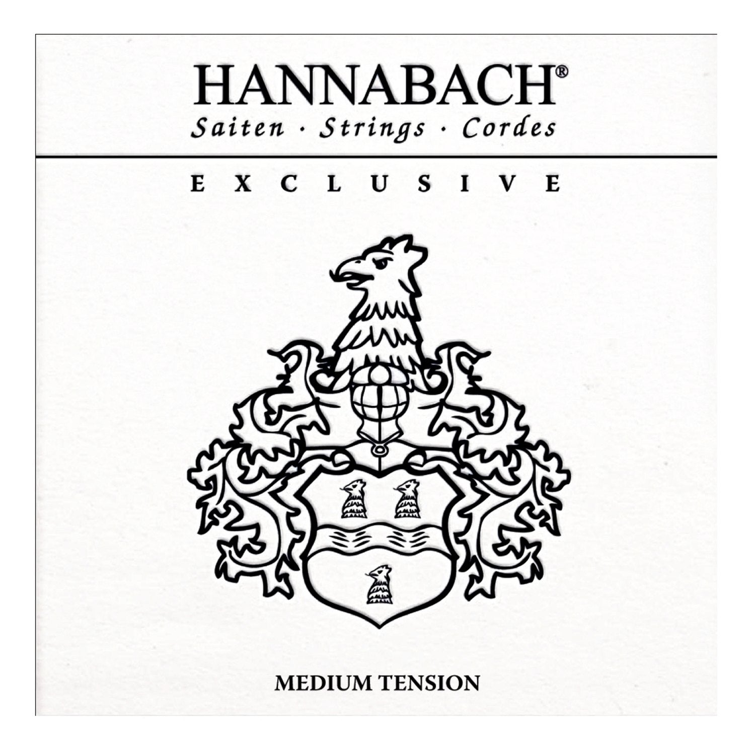 Hannabach Strings for classic guitars Exclusive Serie Medium Tension - Exclusiv Medium Tension Set (EXCLMT)