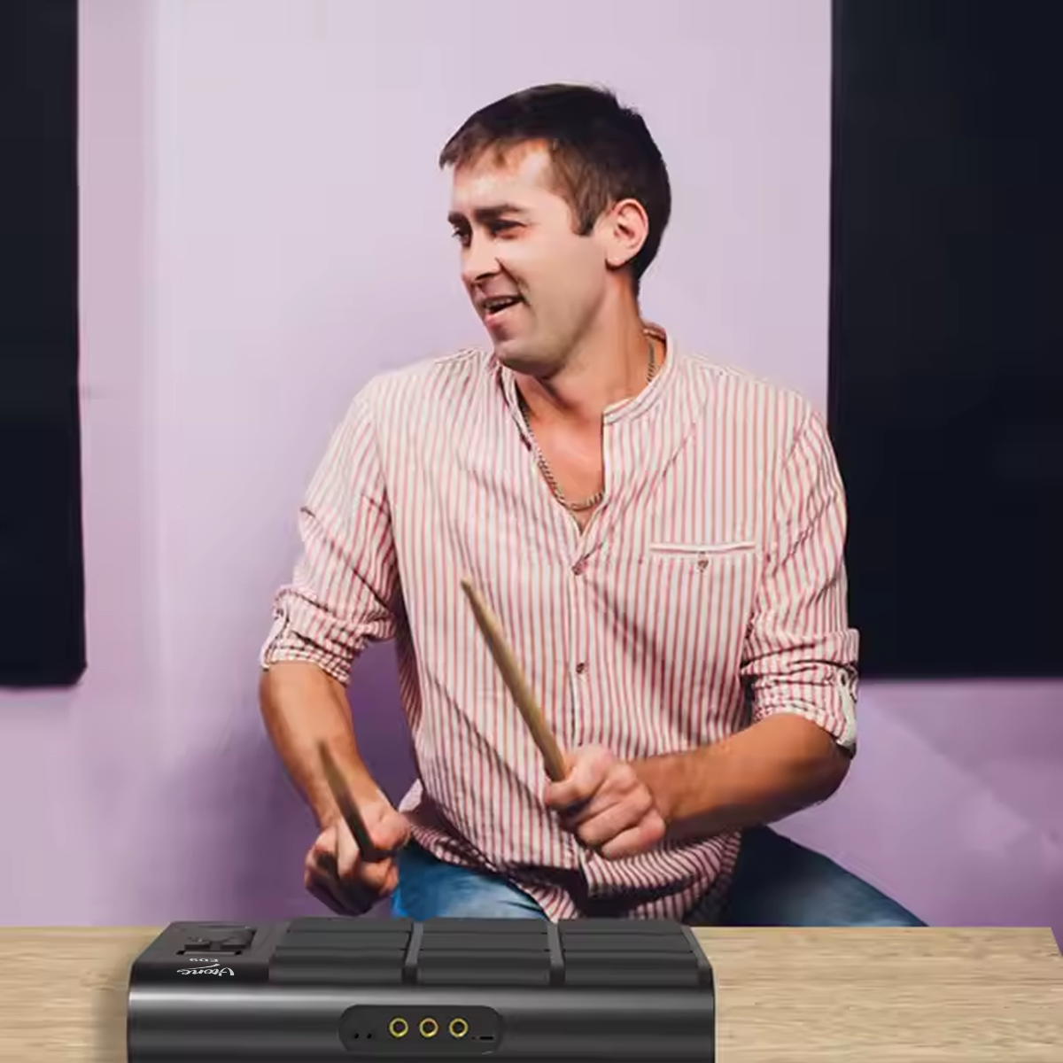 V-TONE ED9 battery-powered electronic drum pad