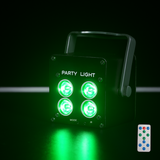 LIGHT4ME ACCU PAR 4x3W rechargeable spotlight 360