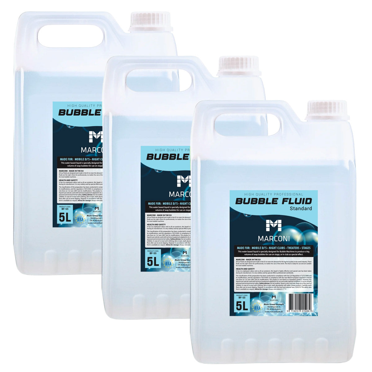 3 x 5L Bubble solution