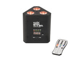 EUROLITE Set 4x AKKU TL-3 QCL RGB+UV Trusslight + Case with charging function