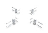 QTM Truss assembly kit 4 eggs, 8 pins, and 8 needles