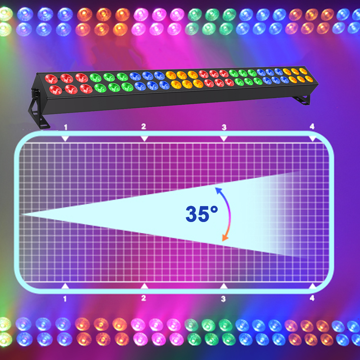LIGHT4ME PIXEL BAR 48 RGBA LED Bars
