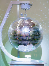 Holder with motor for mirror balls up to 50cm (White)