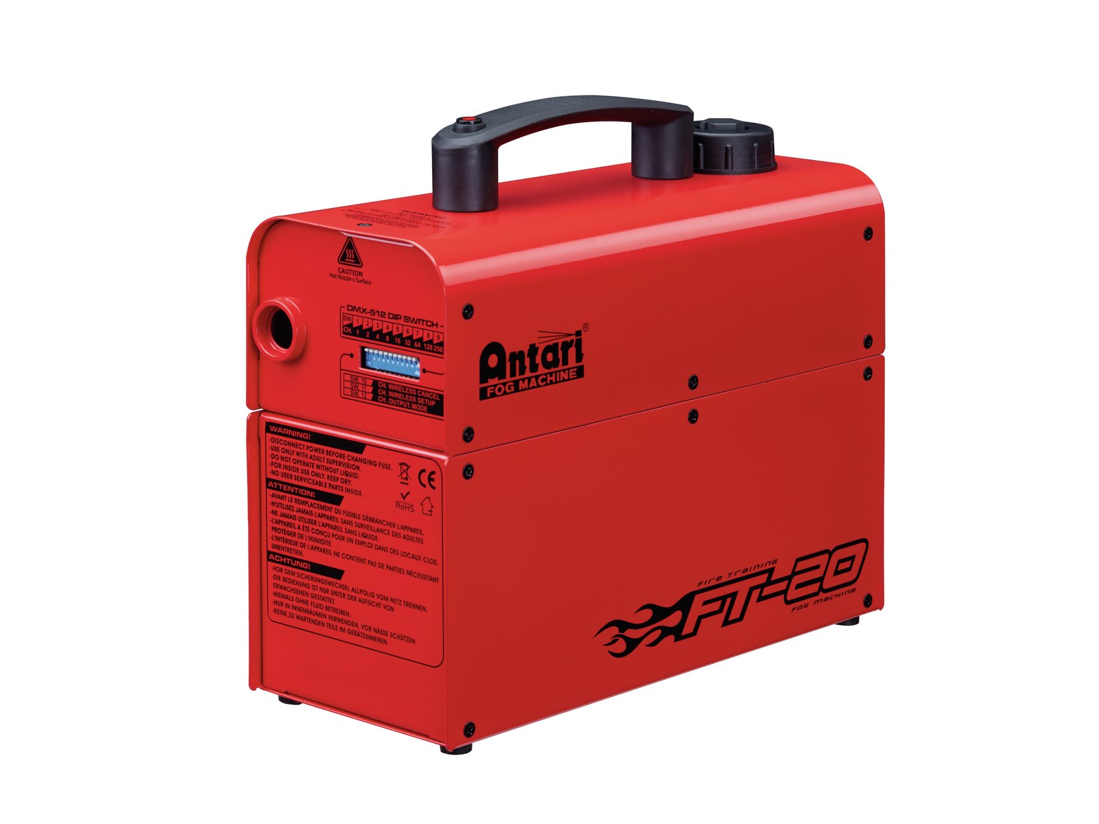 ANTARI FT-20 Mobil Røgmaskine (600W, Rød)