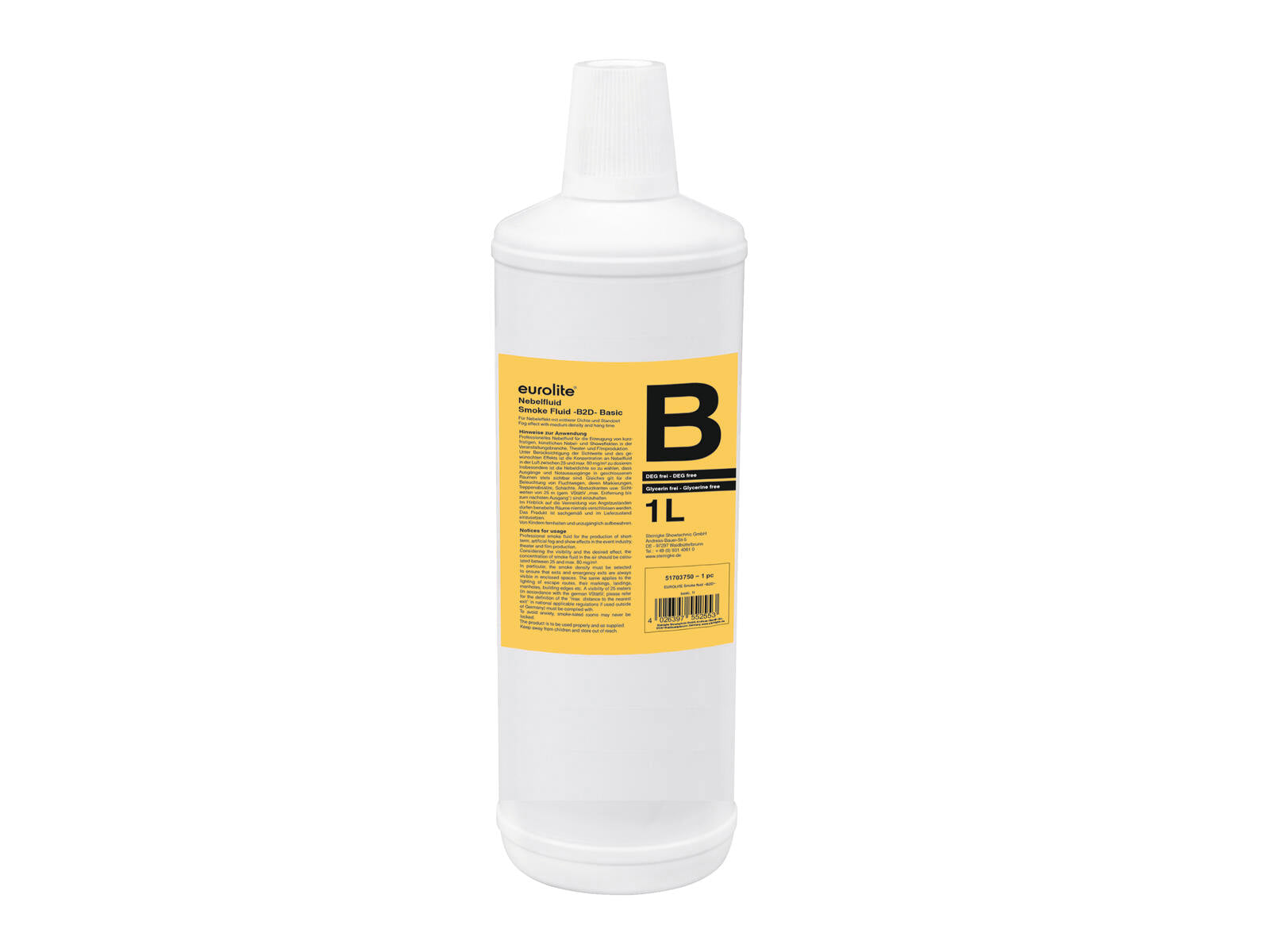 EUROLITE SMOKE FLUID -B2D- Basic, 1l smoke fluid