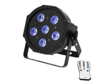 EUROLITE Set 4x LED SLS-603 TCL UV Floor + Case TDV-1