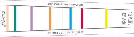 GEWA Fingerboard marking Don't Fret - 1/8 Cellos