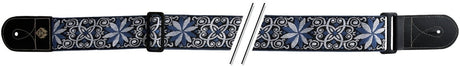 GEWA F&S Folk Jacquard straps for Guitars - Blue-White