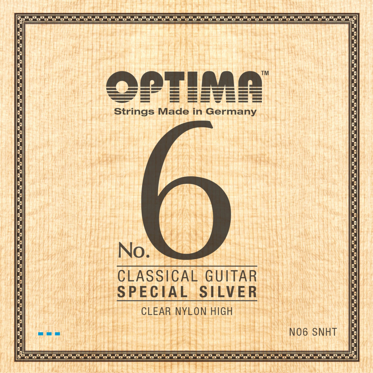 Optima strings for classical guitar No. 6 Special Silver - Set Nylon high (NO6.SNHT)