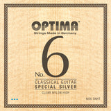 Optima strings for classical guitar No. 6 Special Silver - Set Nylon high (NO6.SNHT)