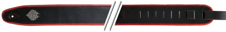 GEWA Guitars straps F&S Comfort - Black/Red