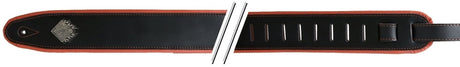 GEWA Guitars Straps F&S Comfort - black/orange