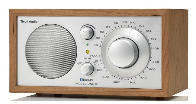 Tivoli Audio Model ONE BT Bluetooth Speaker (Cherry/Silver)