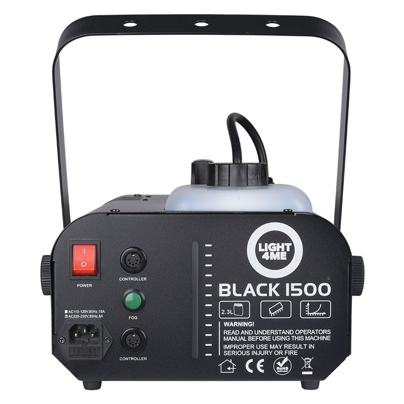 LIGHT4ME BLACK 1500 fog smoke machine