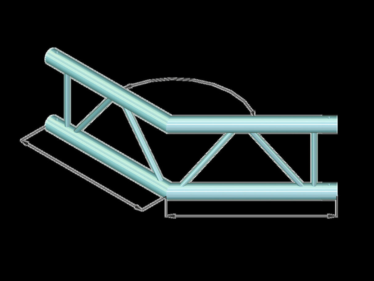 ALUTRUSS BILOCK BQ2-PAC23V 2-way Corner 135°