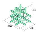 Alutruss DECOLOCK DQ4-PAT42 4-way T-piece