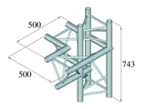 ALUTRUSS TRILOCK 6082AC-44 4-way Piece \/ left