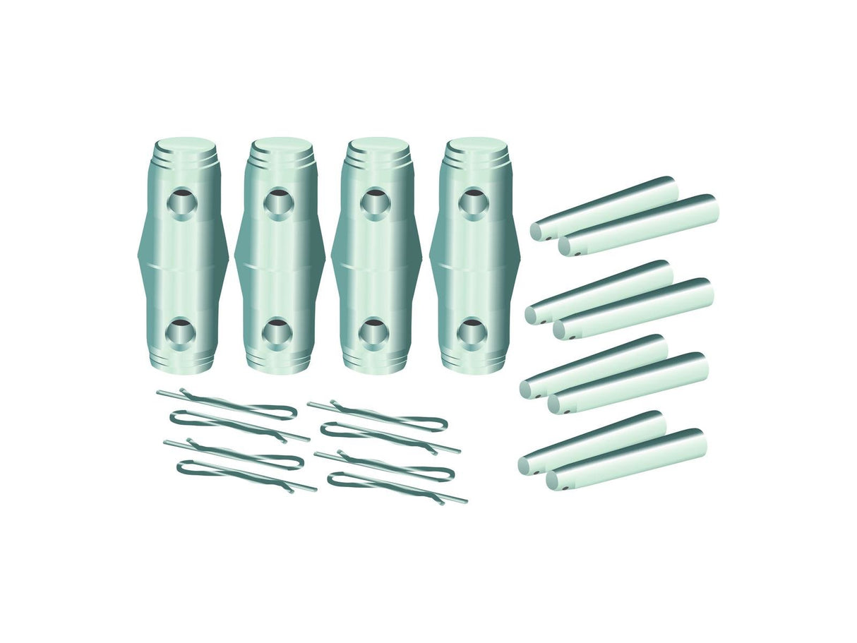 Alutruss QUADLOCK set connecting cone/pivot/pin