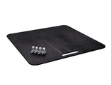 ALUTRUSS Base Plate 80x80 Black, 30kg.
