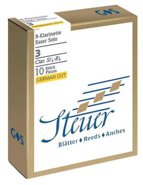 Steuer Reeds Bb-Clarinet Solo White Line - 3 1/2