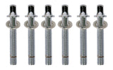 Latin Percussion Tension rods Timbale - Aspire LPA256 - Chrome, 6 pieces (LPA2541)