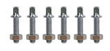 Latin Percussion tension rods Compact Congas & Bongos - LP825 LP826 LP828 - Chrome, 6 pieces (LP825T)