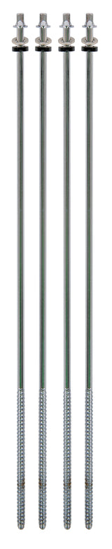 Latin Percussion Tension rods Brazilian Surdo - LP3018 LP3020 LP3118 LP3120 - Chrome, 4 pieces (LP3920)