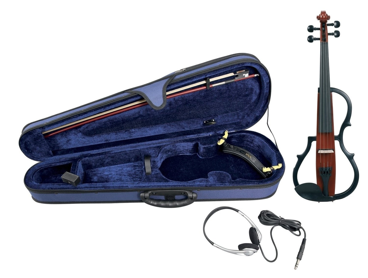 GEWA E-violin - Reddish brown